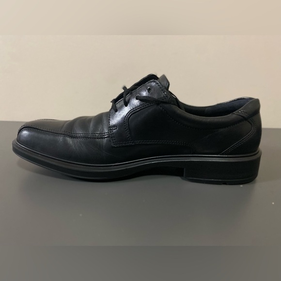 Ecco Black Leather Lace-Up Casual Derby Shoes Size 12 main image 7